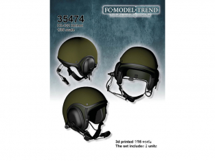 FC MODEL TREND accessoire résine 35474 Casques DH-132 1/35