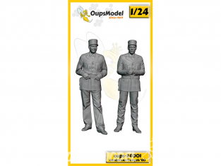 Oups figurines résine 24001 Gendarmes Français '60