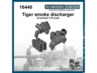 FC MODEL TREND accessoire résine 16440 Lance grenades fumigènes Tigre 1/16