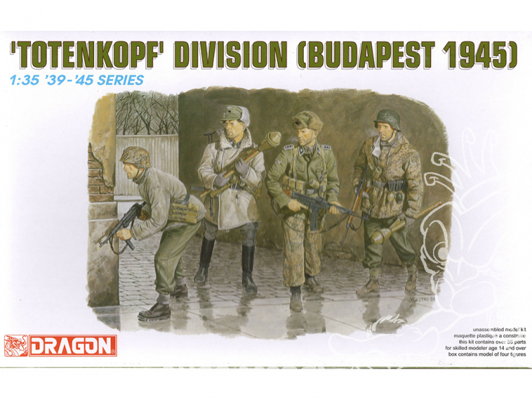 dragon maquette militaire 6095 Division Totenkopf Budapest 1/35