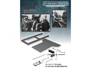 FC MODEL TREND accessoire résine 35476 Flakaufsatzrahmen f.2cm Flak 38 auf Opel Blitz 1/35