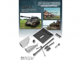 FC MODEL TREND accessoire résine 35473 Sherman Repotenciado Dragon 1/35