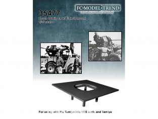 FC MODEL TREND accessoire résine 35477 Plateforme Horch 108A Flak 38 1/35