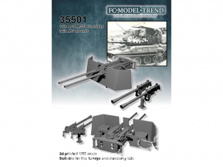FC MODEL TREND accessoire résine 35501 M551 Sheridan twin MGs 1/35