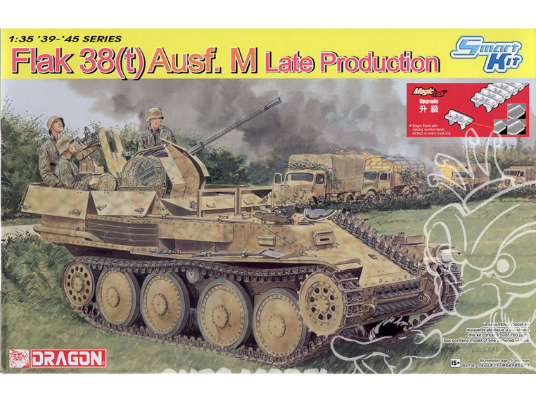 DRAGON maquette militaire 6590 Flak38(t) Ausf.M 1/35