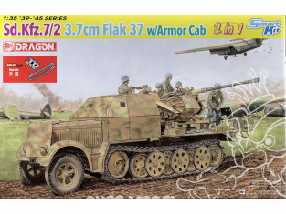 DRAGON maquette militaire 6542 Sd.Kfz.7/2 3.7cm Flack 37 1/35
