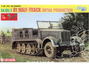 DRAGON maquette militaire 6466 Sd.Kfz.7 8t Half-Track 1/35
