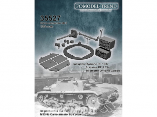 FC MODEL TREND accessoire résine 35527 Carro comando M41 Tamiya / Italeri / Zvezda 1/35