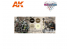Ak interactive peinture acrylique 3G Set AK1069 WARGAME COLOR SET. BONES AND SKELETONS.
