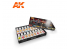 Ak interactive peinture acrylique 3G Set AK11762 COFFRET SIGNATURE PERSONNAGES HISTORIQUES S. XVI-XVIII PAR PEPE GALLARDO