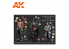 Ak interactive peinture acrylique 3G Set AK11762 COFFRET SIGNATURE PERSONNAGES HISTORIQUES S. XVI-XVIII PAR PEPE GALLARDO