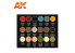 Ak interactive peinture acrylique 3G Set AK11762 COFFRET SIGNATURE PERSONNAGES HISTORIQUES S. XVI-XVIII PAR PEPE GALLARDO