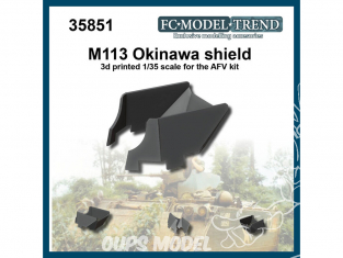 FC MODEL TREND accessoire résine 35851 Bouclier M113 Okinawa 1/35