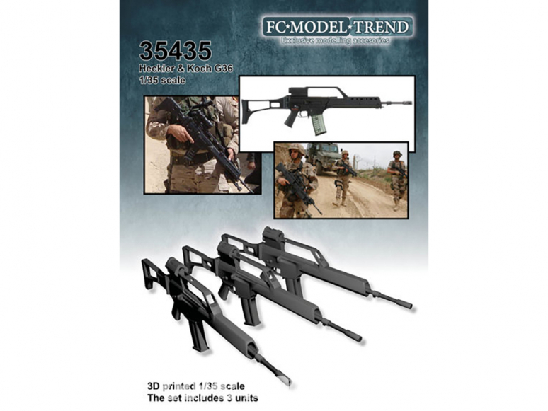 FC MODEL TREND accessoire résine 35435 Heckler & Koch G36 1/35