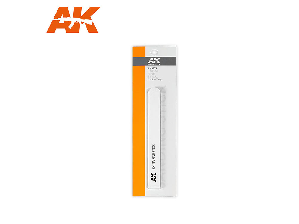 AK interactive ak9177 BÂTON DE PONÇAGE EXTRA FIN Bâton extra fin Pour le  polissage Grit 3000