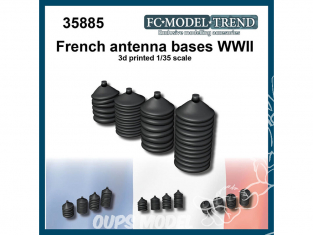 FC MODEL TREND accessoire résine 35885 Bases Antennes France WWII 1/35
