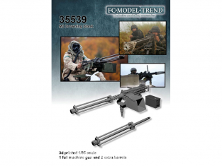FC MODEL TREND accessoire résine 35539 M2 Browning avec adaptateur munitions à blanc 1/35