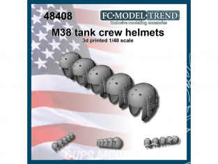FC MODEL TREND accessoire résine 48408 Casques M38 équipage de char U.S. WWII 1/48