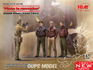 Icm maquette avion 32116 Photo to remember USAAF Pilotes (1944-1945) 1/32
