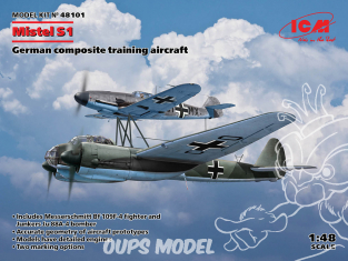 Icm maquette avion 48101 Mistel S1 Avion d'entraînement composite allemand 1/48