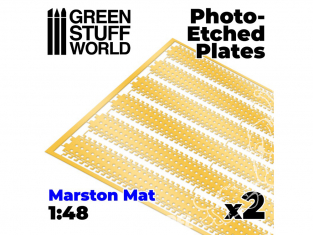 Green Stuff 501154 Plaques Photogravées MARSTON MATS 1/48