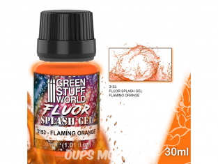 Green Stuff 3153 Splash Gel Orange flamboyant 30ml