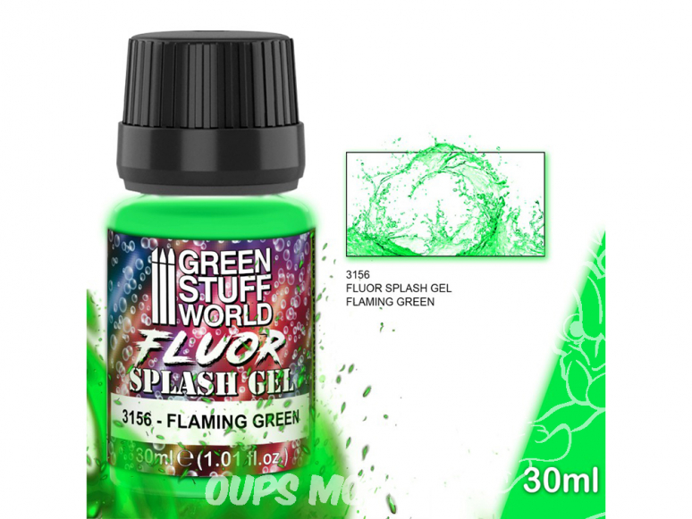 Green Stuff 3156 Splash Gel Vert flamboyant 30ml