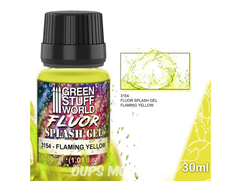 Green Stuff 3154 Splash Gel Jaune flamboyant 30ml