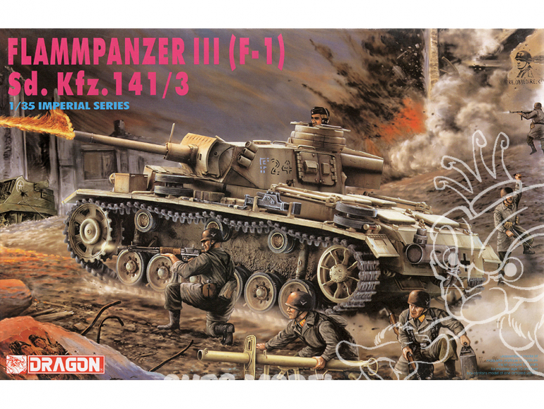 dragon maquette militaire 9017 flammpanzer 1/35