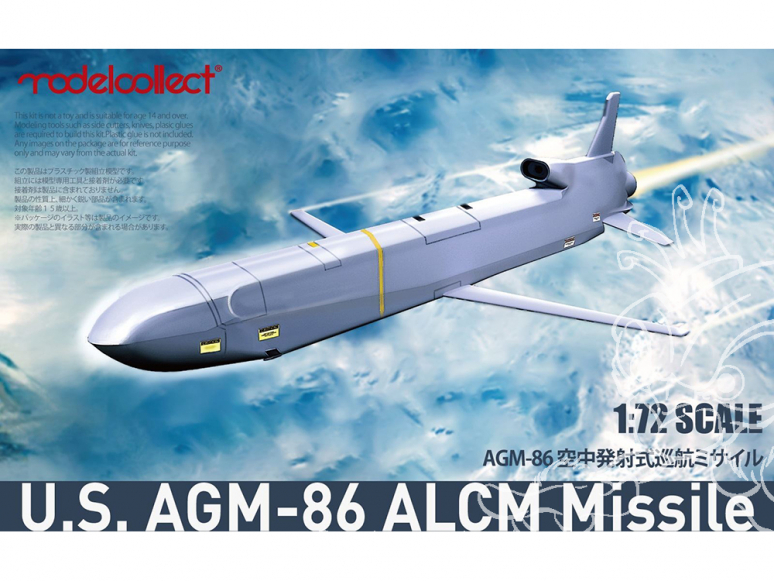 Modelcollect maquette Avion UA72224 20 missiles de croisière à lancement aérien (ALCM) U.S. AGM-86 1/72