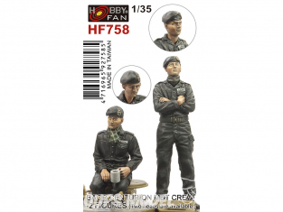 Hobby Fan kit personnages HF758 BAOR Centurion MBT equipage 2 figurines 1/32