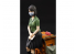 Hobby Fan kit personnages HF1204 Taïwan lycéenne figurine resine GK avec accessoires 1/12