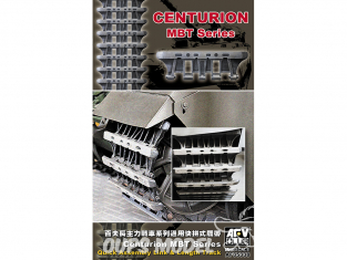 AFV Club chenille AF35338 Centurion série MBT chenille avec Lien d'assemblage rapide 1/35