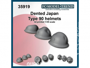 FC MODEL TREND accessoire résine 35919 Casques Japonais Type 90 cabossés 1/35