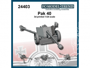 FC MODEL TREND accessoire résine 24403 Canon Pak 40 1/24