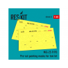 ResKit kit d'amelioration Avion RSM48-0021 Masques de peinture MiG-25 P/PD pour kit ICM 1/48