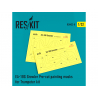 ResKit kit d'amelioration avion RSM32-0008 Masques de peinture EA-18G Growler pour Trumpeter 1/32