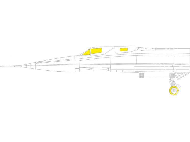 Eduard Express Mask EX837 SR-71A TFace Revell 1/48