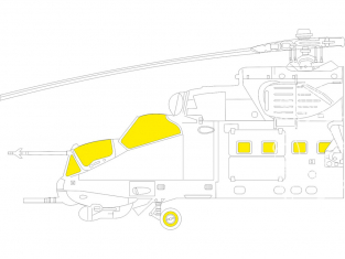 Eduard Express Mask EX843 Mi-24D TFace Trumpeter 1/48