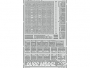 Eduard photodecoupe avion 72719 Baie de bombe Wellington Mk.II Airfix 1/72