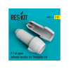 ResKit kit d'amelioration avion RSU32-0053 Tuyère F-14A Tomcat ouverte pour Kit Trumpeter 1/32