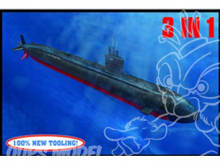 HOBBY BOSS maquette sous marin 83530 USS Los Angeles SSN-688 1/350