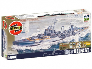 AIRFIX maquette 50069 HMS Belfast complet 1/600