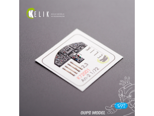 Kelik Decals 3D K35001 Décalcomanies 3D intérieures et extérieures Kamaz 4310 pour tout kit 1/35