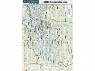 FC MODEL TREND Feuille autocollante 36323 Base adhésive Carte Afghanistan