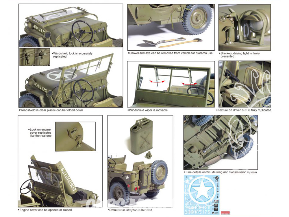 Tamiya Maquette véhicule militaire : Jeep Willys 1/4 Ton pas cher 