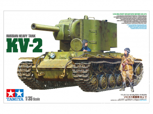 TAMIYA maquette militaire 35375 CHAR LOURD RUSSE KV-2 1/35