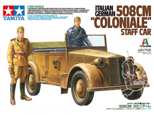 TAMIYA maquette militaire 37014 VOITURE DE SERVICE ITALIENNE / ALLEMANDE 508CM "COLONIALE" 1/35