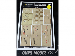 M-Models NT0186 Caisses et Colis moderne 1/35