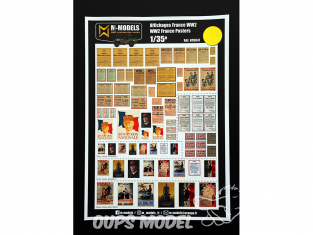 M-Models NT0047 Affichages France WWII 1/35